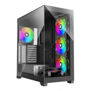 PC-Gehäuse Xilence XG171 Midi Tower Schwarz