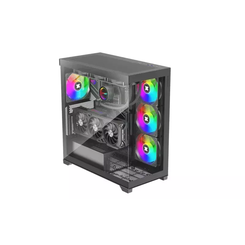 PC-Gehäuse Xilence XG171 Midi Tower Schwarz