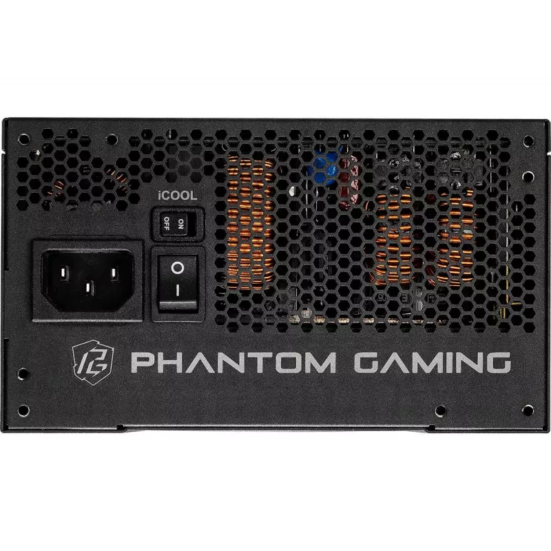 Netzteil ASRock Phantom Gaming PG-1000G 750 W, ATX 20+4 Pin, 80 PLUS Gold, 135 mm Lüfter, vollmodular, schwarz
