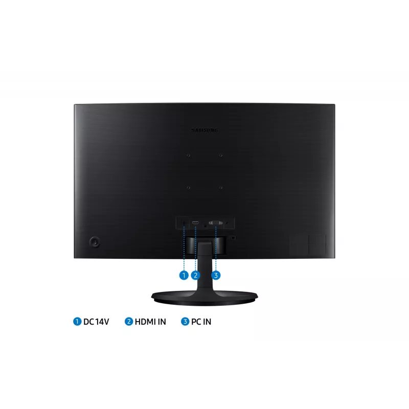 Samsung S36C Computer-Monitor 61 cm (24 Zoll) 1920 x 1080 Pixel Full HD LCD Schwarz