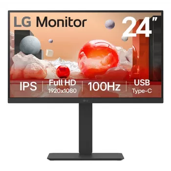 LG 24BA650 Computer-Monitor 60,5 cm (23,8 Zoll) 1920 x 1080 Pixel Full HD LED Schwarz