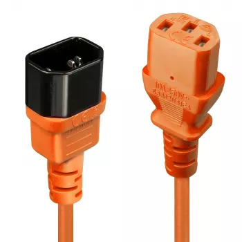 Lindy 2m IEC-Verlängerungskabel, Orange
