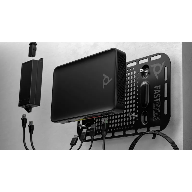 HP Poly Studio G62 Videokonferenzsystem mit Montageplatten-Kit No Radio TAA