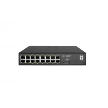 Managed Switch LevelOne Hilbert 10 inch 16-Port Gigabit Smart Lite Switch