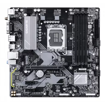 GIGABYTE B760M D3HP WIFI6 Mainboard - Unterstützt Intel Core 14. Gen CPUs, 4+1+1 Phasen digitaler VRM, bis zu 5600 MHz DDR5, 2xPCIe 4.0 M.2, Wi-Fi 6, GbE LAN, USB 3.2 Gen1