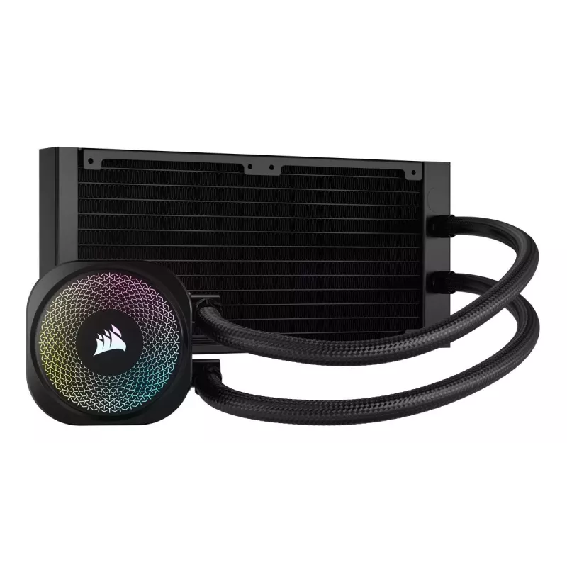 CORSAIR Nautilus 240 Rs ArGB Flüssigkeitsprozessor All-in-One-Flüssigkeitskühler Schwarz