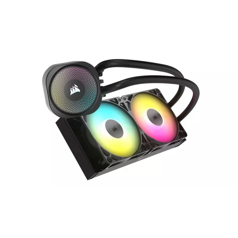 CORSAIR Nautilus 240 Rs ArGB Flüssigkeitsprozessor All-in-One-Flüssigkeitskühler Schwarz