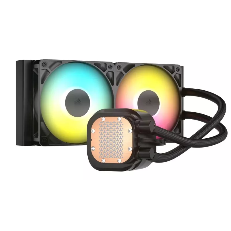 CORSAIR Nautilus 240 Rs ArGB Flüssigkeitsprozessor All-in-One-Flüssigkeitskühler Schwarz
