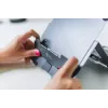 Laptop-Ständer BakkerElkhuizen FlexTop 170 Schwarz Dunkelgrau Aluminium Gummi Stahl