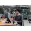 Laptop-Ständer BakkerElkhuizen FlexTop 170 Schwarz Dunkelgrau Aluminium Gummi Stahl