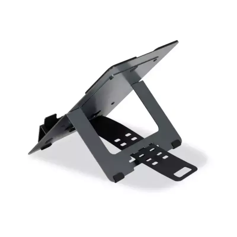 Laptop-Ständer BakkerElkhuizen FlexTop 170 Schwarz Dunkelgrau Aluminium Gummi Stahl