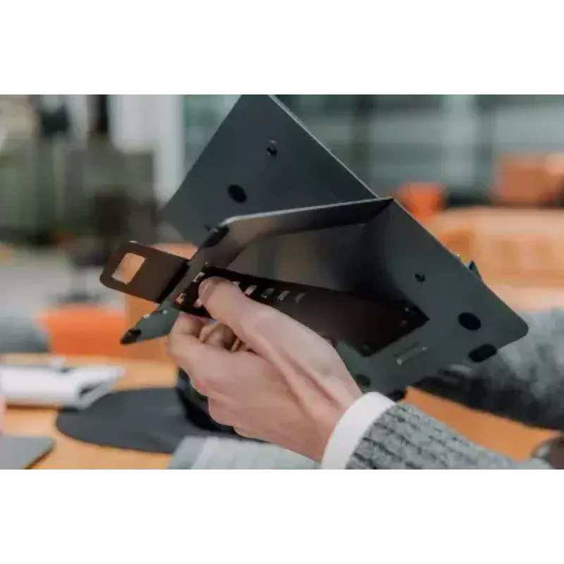 Laptop-Ständer BakkerElkhuizen FlexTop 170 Schwarz Dunkelgrau Aluminium Gummi Stahl