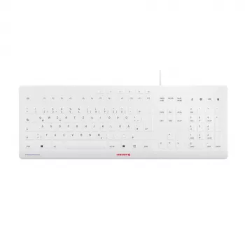 CHERRY Stream Tastatur JK-8502DE-0 USB QWERTZ Deutsch Grau Kabelgebunden 115 Tasten