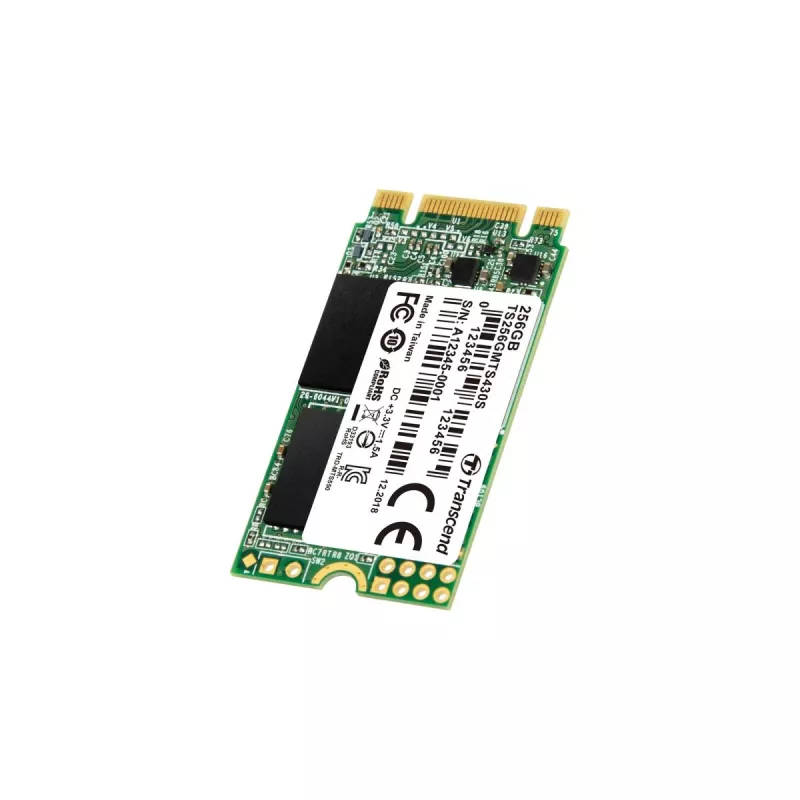 TRANSCEND SSD 430s 256 GB M.2 2242 SATA III 6 Gb/s 3D-NAND-Flash
