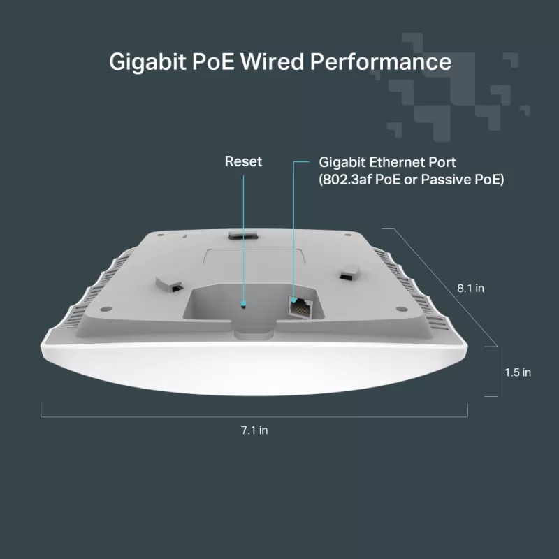 TP-Link FESTA F52 Drahtloser Access Point 867 Mbit/s Weiß Power over Ethernet (PoE)