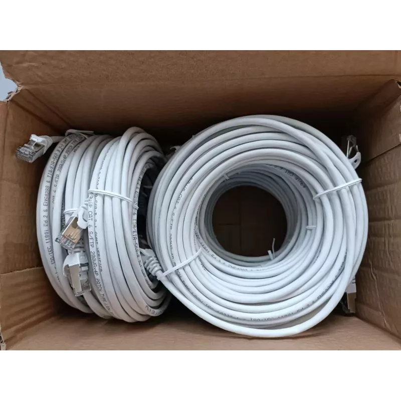 Equip Cat.6 S/FTP Patchkabel, 10,0 m, Weiß, 9 Stück/Set