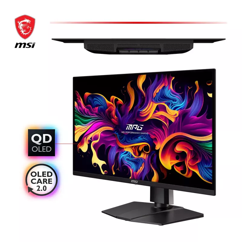 MSI MPG 321URXDE QD-OLED Computer Monitor 80 cm (31,5 Zoll) 3840 x 2160 Pixel 4K Ultra HD Schwarz