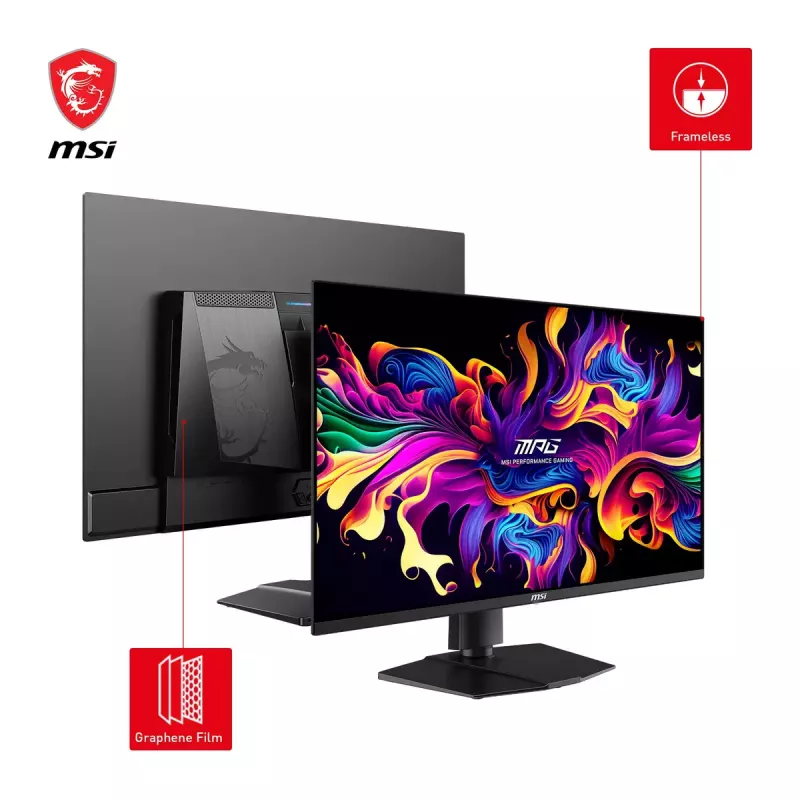 MSI MPG 321URXDE QD-OLED Computer Monitor 80 cm (31,5 Zoll) 3840 x 2160 Pixel 4K Ultra HD Schwarz