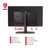 MSI MPG 321URXDE QD-OLED Computer Monitor 80 cm (31,5 Zoll) 3840 x 2160 Pixel 4K Ultra HD Schwarz