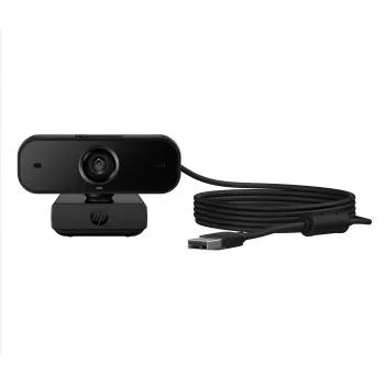 HP 435 FHD Webcam, 2 MP, 1920 x 1080 Pixel, Full HD, 30 fps, UVC 1.1, Auto