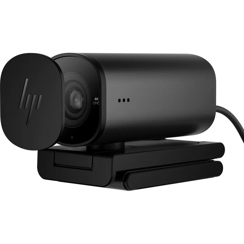 HP 965 4K Streaming Webcam, 8 MP, 3840 x 2160 Pixel, Full HD, 60 fps, 1280x720@30fps, 1280x720@60fps, 1920x1080@30fps, 1920x1080@60fps, 3840x2160@30fps, USB