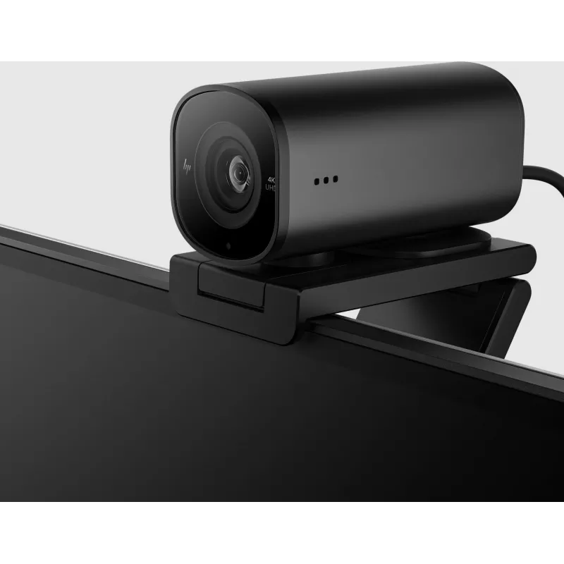 HP 965 4K Streaming Webcam, 8 MP, 3840 x 2160 Pixel, Full HD, 60 fps, 1280x720@30fps, 1280x720@60fps, 1920x1080@30fps, 1920x1080@60fps, 3840x2160@30fps, USB