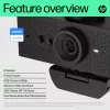 HP 620 FHD Webcam, 4 MP, 1920 x 1080 Pixel, Full HD, 60 fps, 720p, 1080p, 5x