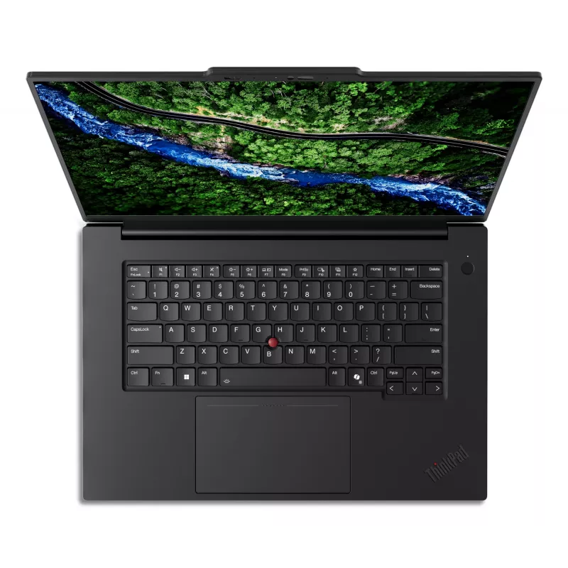 Lenovo ThinkPad T1g Gen 8 Intel Core Ultra 7 255H Laptop 40,6 cm (16 Zoll) WUXGA 32 GB LPDDR5x-SDRAM 1 TB SSD NVIDIA GeForce RTX 5060 Wi-Fi 7 (802.11be) Windows 11 Pro Deutsch Schwarz