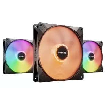 be quiet LIGHT WINGS LX 140mm PWM High Speed 3-Pack Schwarz Computergehäuse Lüfter 14 cm 3 Stück