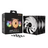 be quiet LIGHT WINGS LX 140mm PWM High Speed 3-Pack Schwarz Computergehäuse Lüfter 14 cm 3 Stück
