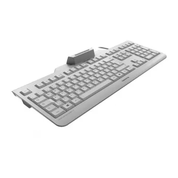 CHERRY SECURE BOARD 1.0 Tastatur Office USB QWERTZ Deutsch Grau