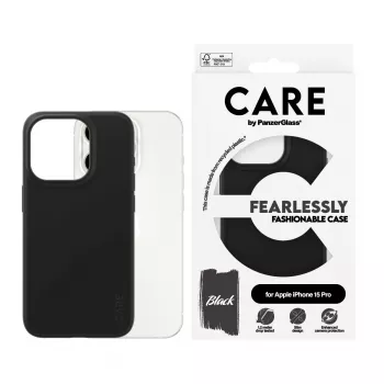 PanzerGlass CARE™ by ® Case Schwarz iPhone 15 Pro