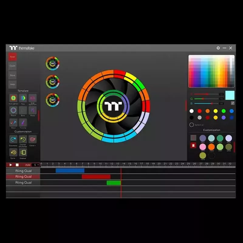 Lüfter Thermaltake Riing Quad 12 RGB