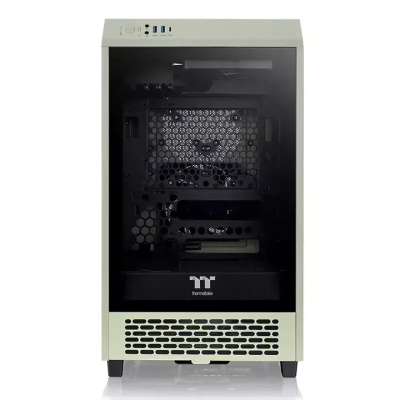 PC-Gehäuse Thermaltake Tower 200 Mini Tower Grün