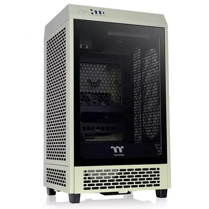 PC-Gehäuse Thermaltake Tower 200 Mini Tower Grün