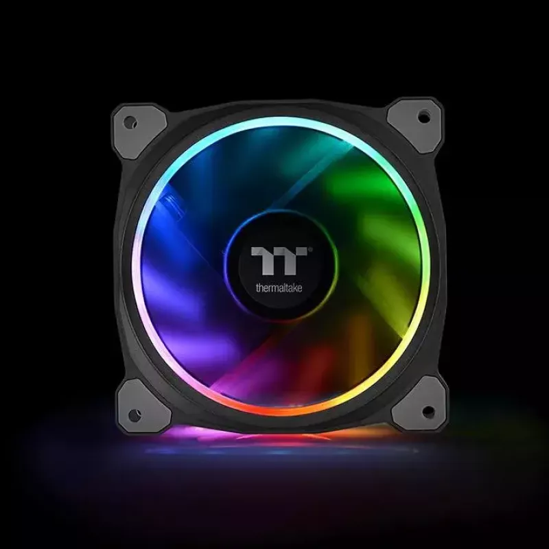 Fan Thermaltake CL-F076-PL12SW-A 12 cm Schwarz