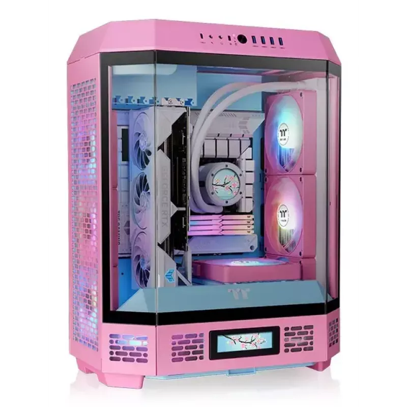 PC-Gehäuse Thermaltake Tower 600 Midi Tower Pink