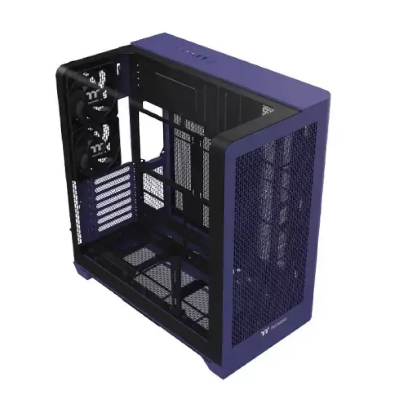 Computer-Gehäuse Thermaltake CA-11F-00MNWN-00 Midi Tower Blau PS2-Unterstützung