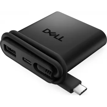 DELL DA225 Wired USB 3.2 Gen 1 (3.1 Gen 1) Type-C Schwarz