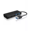ICY BOX IB-HUB1426-U3 USB 3.2 Gen 1 (3.1 Gen 1) Type-A 5000 Mbit/s Schwarz