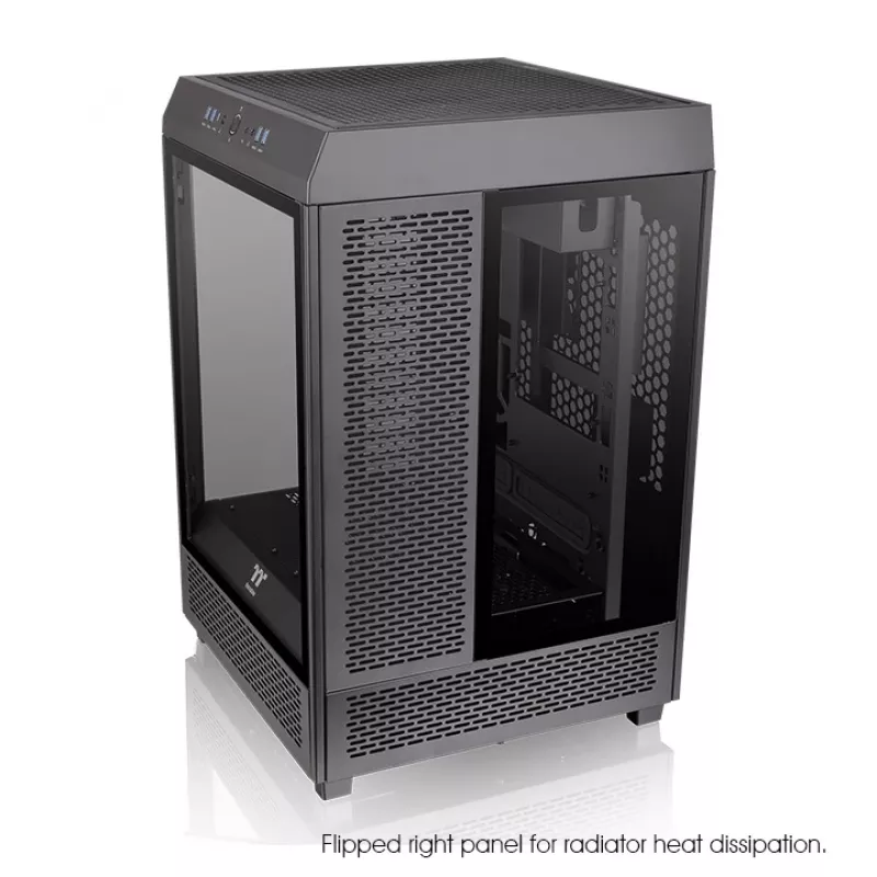 THERMALTAKE Gehäuse Mid Tower - The Tower 500 - Schwarz