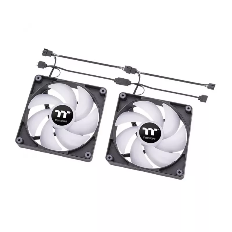 THERMALTAKE PC-Kühlungslüfter - CT140 ARGB Sync - 14 cm - Schwarz - 2er-Pack