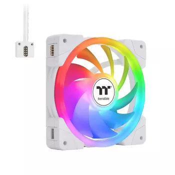 THERMALTAKE PC-Kühlungslüfter - SWAFAN EX12 ARGB Sync TT Premium Edition - 12 cm - Weiß - 3er-Pack