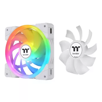 THERMALTAKE PC-Kühlungslüfter - SWAFAN EX12 ARGB Sync TT Premium Edition - 12 cm - Weiß - 3er-Pack