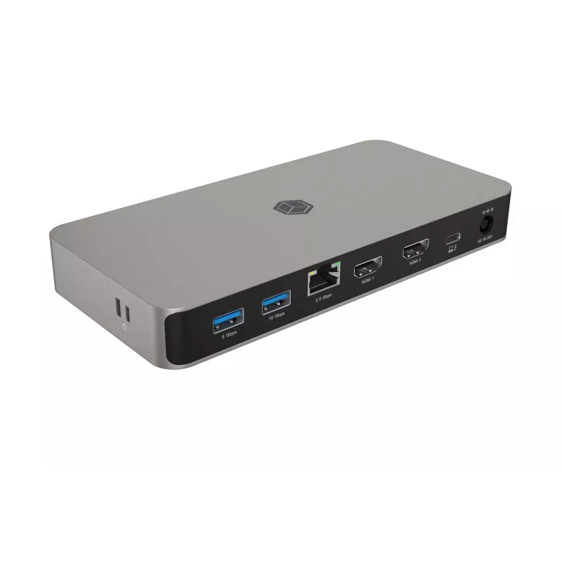 ICY BOX 10-in-1 USB4 Type-C DockingStation mit dualem Videoausgang