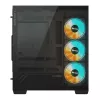 GIGABYTE C500 PANORAMIC STEALTH Midi Tower Schwarz