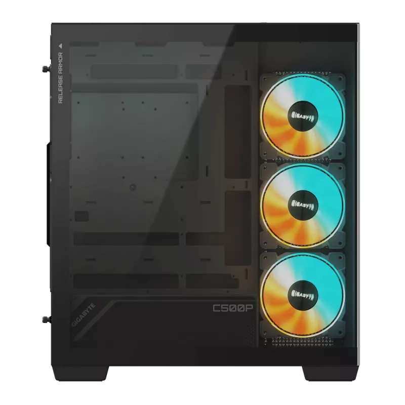 GIGABYTE C500 PANORAMIC STEALTH Midi Tower Schwarz
