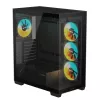 GIGABYTE C500 PANORAMIC STEALTH Midi Tower Schwarz