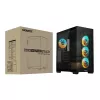 GIGABYTE C500 PANORAMIC STEALTH Midi Tower Schwarz