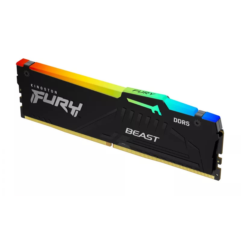 Kingston Technology FURY Beast 128GB 5200MT/s DDR5 CL40 DIMM (Kit of 4) RGB XMP